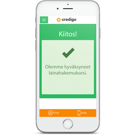 Pikalaina maksetaan heti tilille ja saat siitä tekstiviesti ilmoituksen.